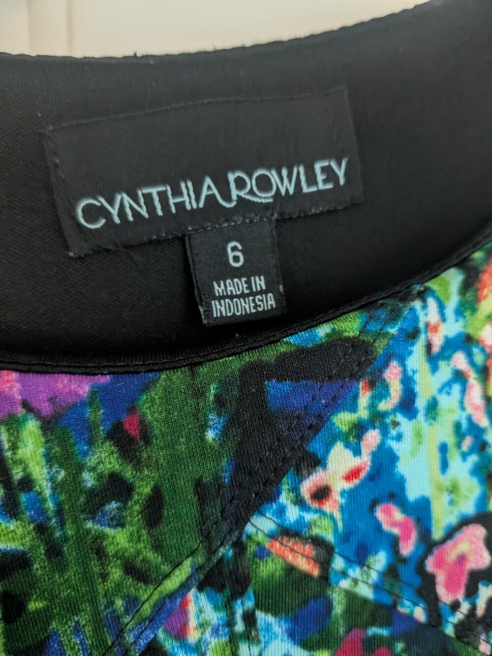 Cynthia Rowley Sleeveless Floral Fit & Flare Dress Size 6 NWOT - Picture 2 of 6